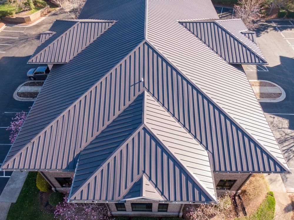 Commercial metal roofing