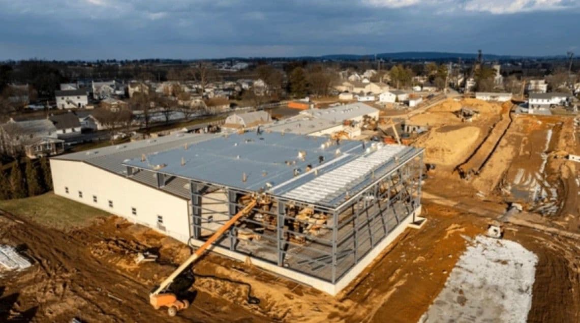 Commercial new construction roofing 1