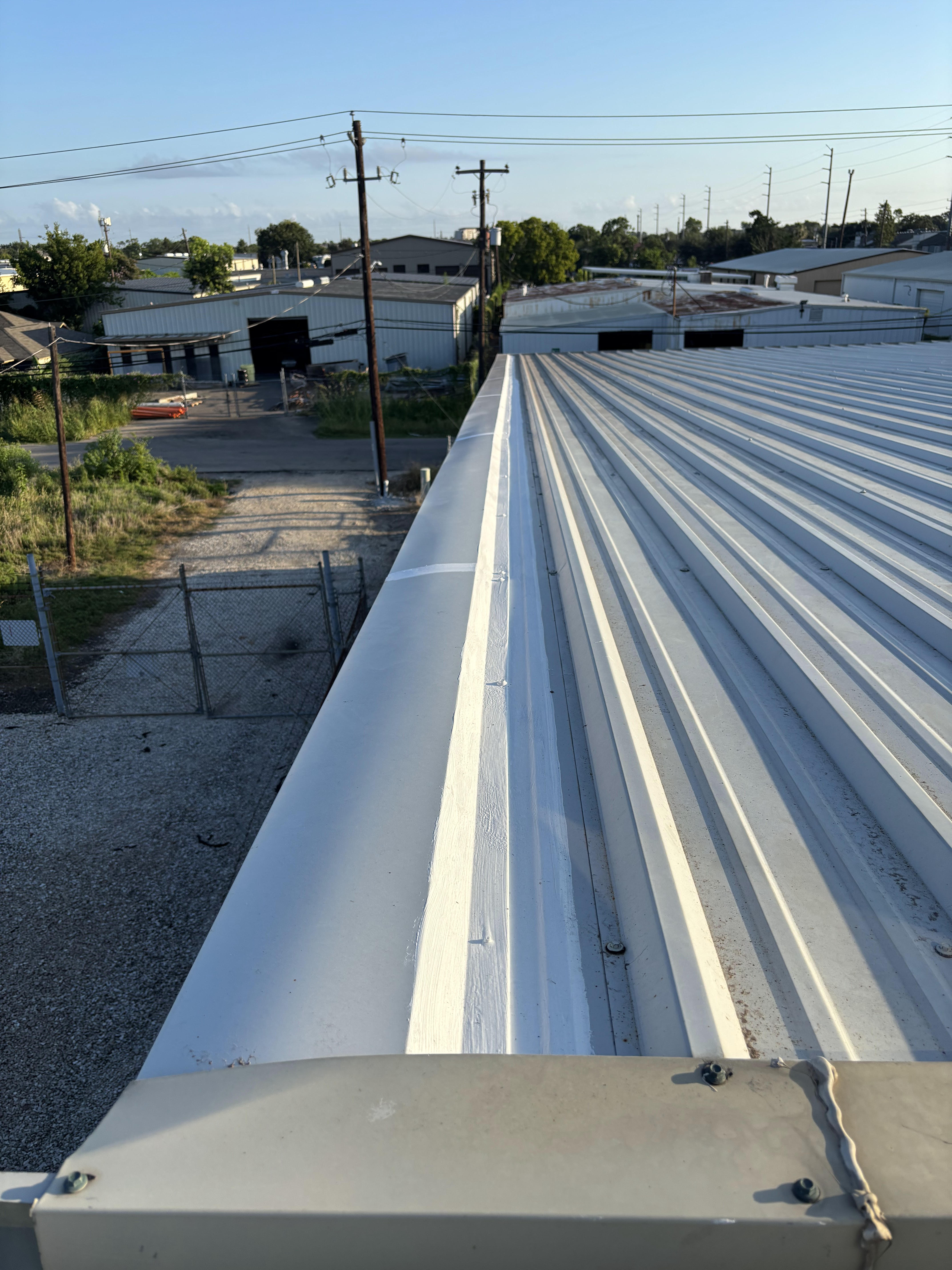 60,000 square foot commercial roof restoration in Westchase / Briarmeadow