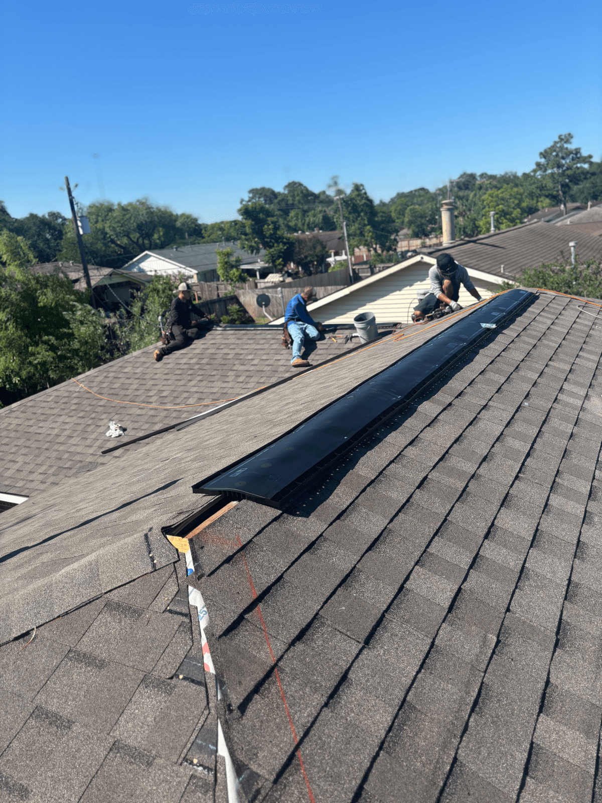 Residential roof repair worker 3