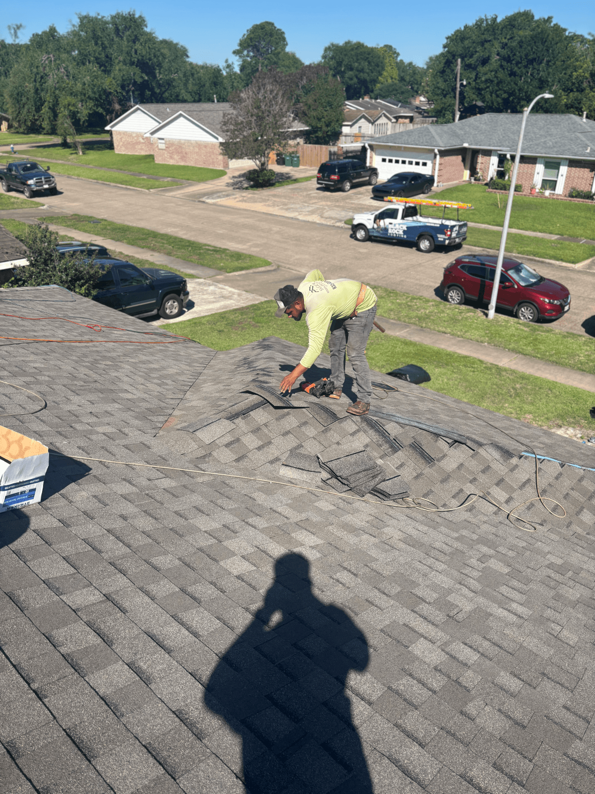 Residential roof repair worker 4